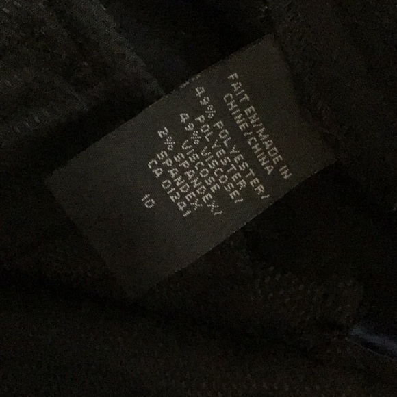 Pantalon taille basse, jambe large Simons, noir, gr.10 - Picture 5 of 8